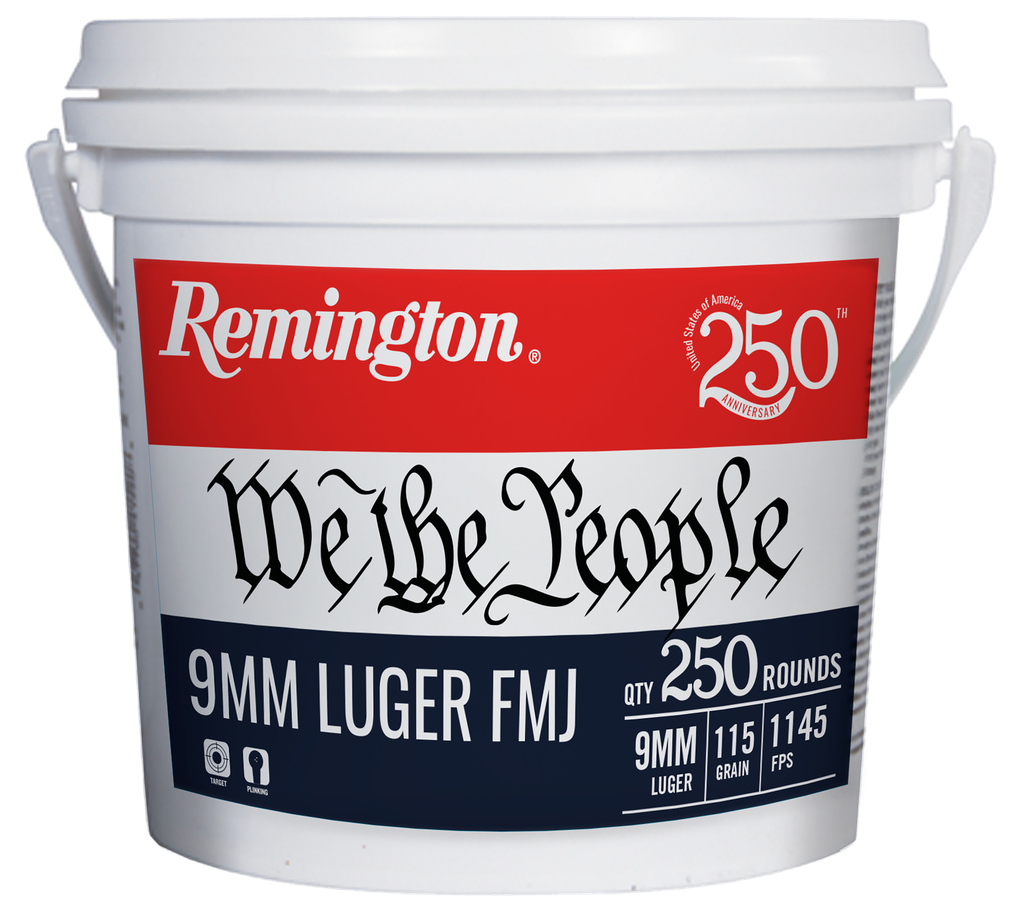 REMINGTON 21385 9MM 115 GRAIN FULL METAL JACKET 250 RNDS