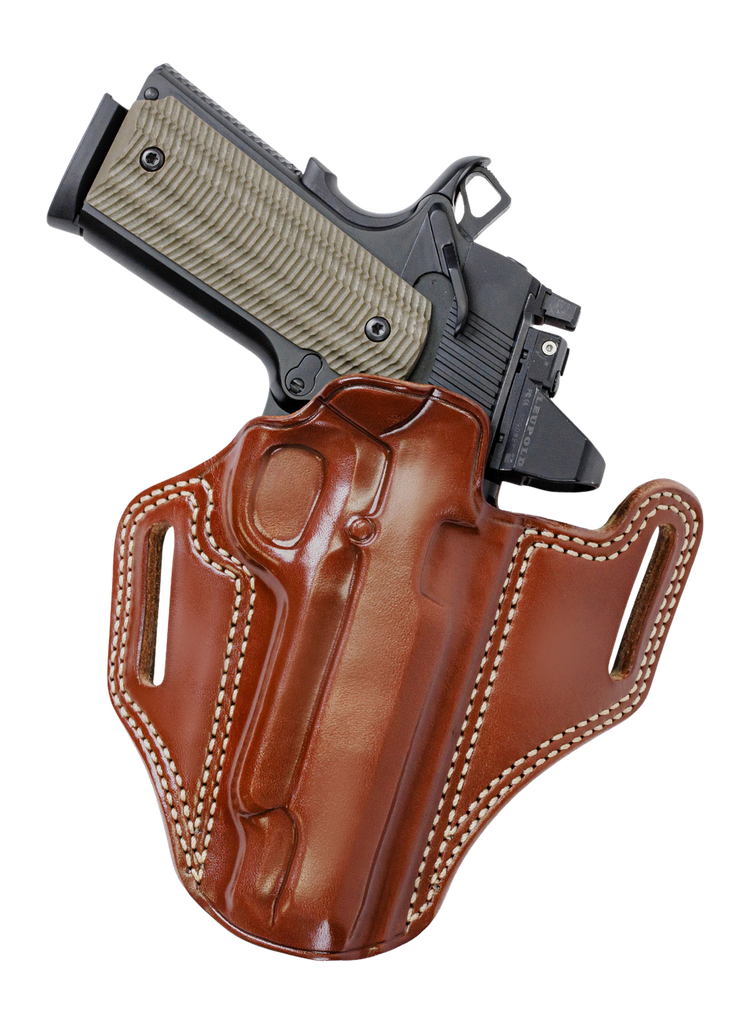 GALCO CM2-212R COMBAT MASTER FOR 5" 1911 W/WO RED DOT TAN