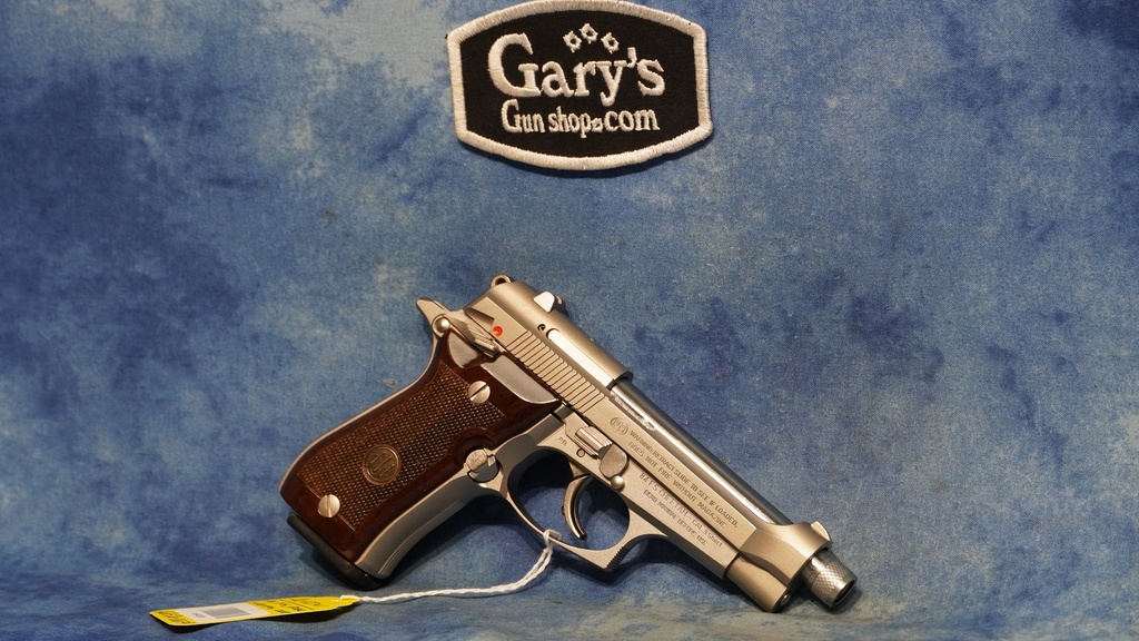 CONSIGNMENT BERETTA 84 FS CHEETAH 380 ACP FACTORY NICKEL W/ THREADED BARREL