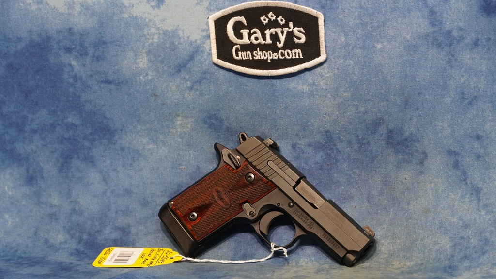 CONSIGNMENT SIG SAUER P938 9MM ROSEWOOD / BLACK 
