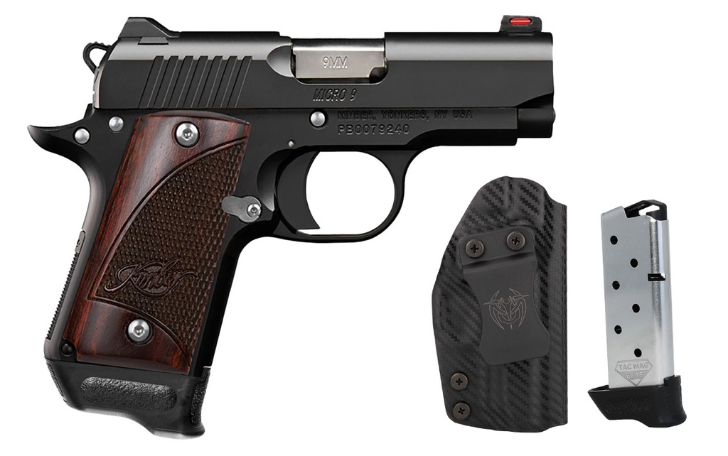 KIMBER 3300253 MICRO 9MM BLK/RW RTC BUNDLE