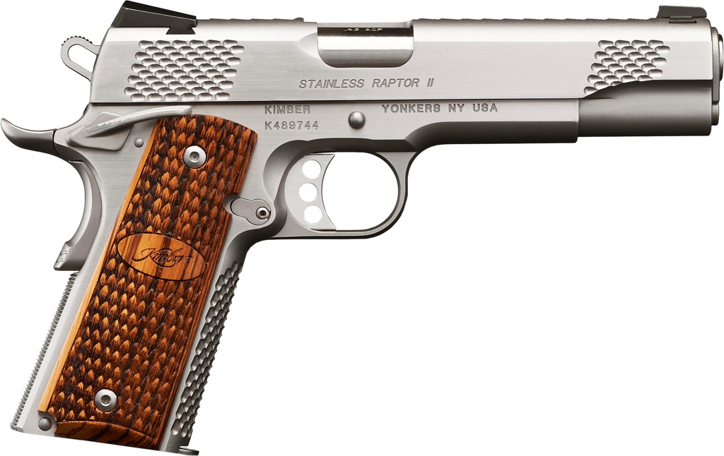 KIMBER 3200181CA STAINLESS RAPTOR II 45 ACP