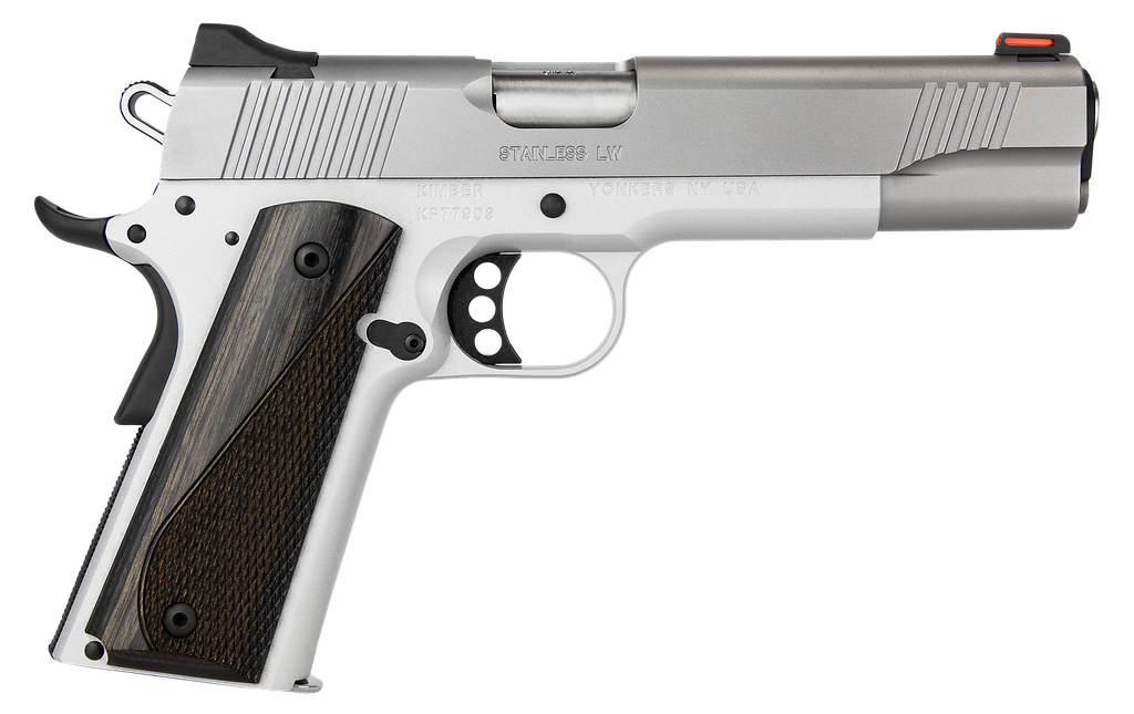 KIMBER 3700593 1911 STAINLESS LW ARTIC 45 ACP 5"