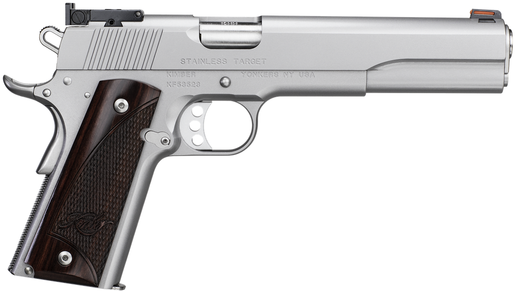 KIMBER 3000373 STAINLESS TARGET LS 45 ACP 6"