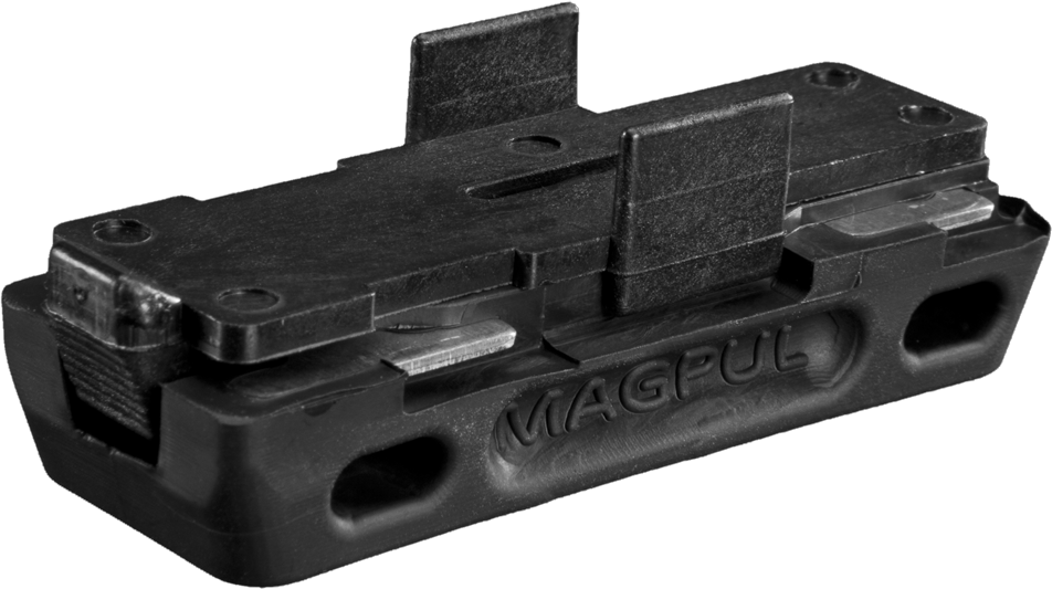 MAGPUL MAG024-BLK L-PLATE STAINLESS STEEL W/ OVERMOLDED 5.56X45MM NATO USGI 30-ROUND ALUMINUM MAGAZINES/ 3 PER PACK