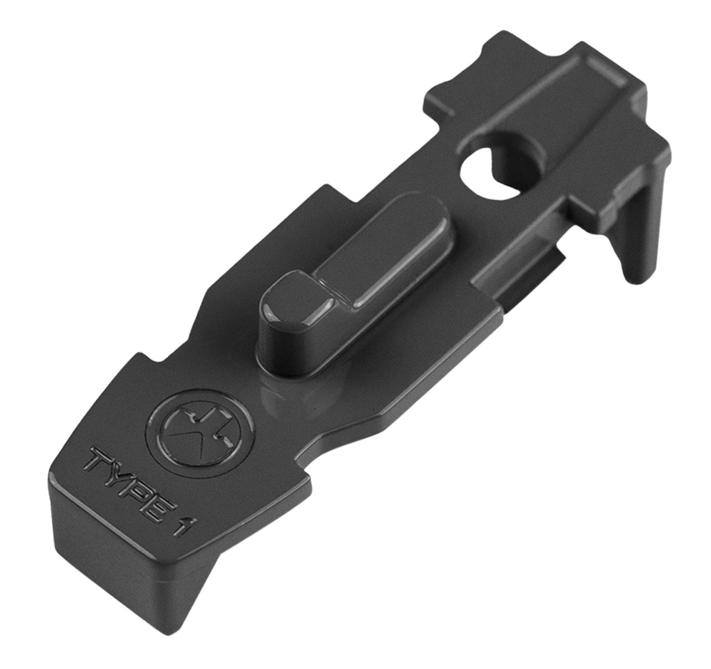 MAGPUL MAG803-BLK TACTILE LOCK-PLATE TYPE 1 MADE OF POLYMER W/ BLACK FINISH & 1/8