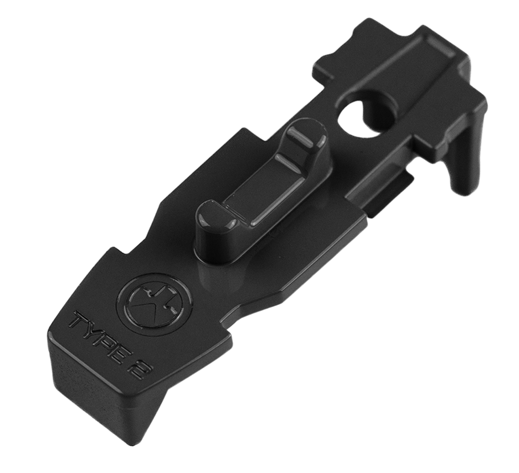 MAGPUL MAG804-BLK TACTILE LOCK-PLATE TYPE 2 MADE OF POLYMER W/ BLACK FINISH & 1/8