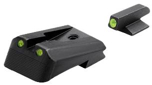 KIMBER ML11219 1911 TACTICAL WEDGE FIXED NIGHT SIGHT SET  GREEN/TRITIUM BLACK OUTLINE FRONT SIGHT-GREEN/TRITIUM BLACK OUTLINE REAR SIGHT