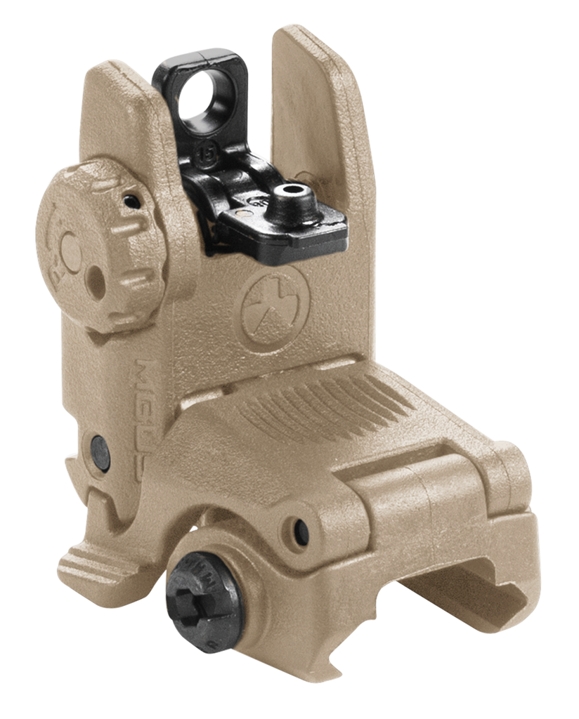MAGPUL MAG248-FDE MBUS SIGHT REAR FLAT DARK EARTH FOLDING FOR AR-15/M16