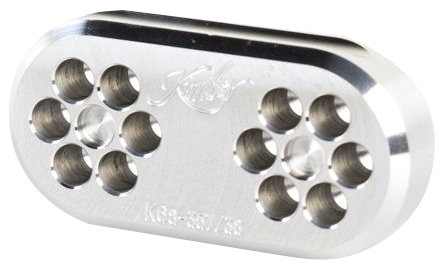 KIMBER  4100022 K6S 2 POSITION LOADING STATION COMPATIBLE W/ 38 SPECIAL/357 MAGNUM SILVER ALUMINUM