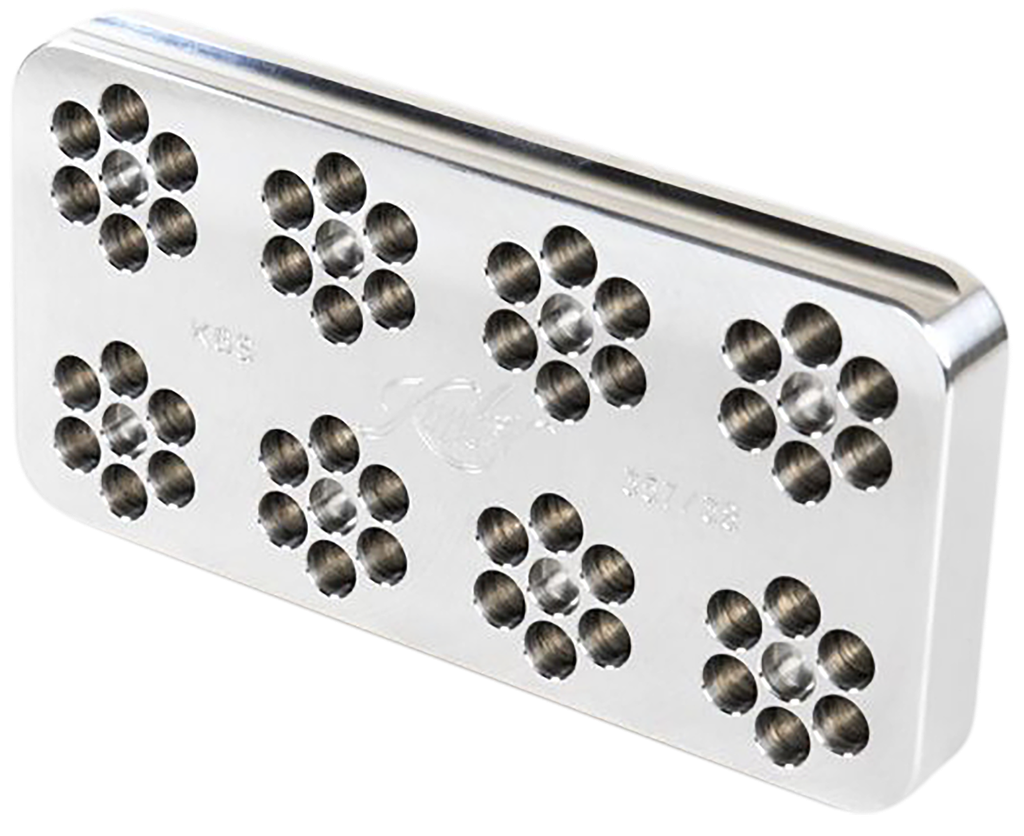 KIMBER 4100023 K6S 8 POSITION LOADING STATION COMPATIBLE W/ 38 SPECIAL/357 MAGNUM SILVER ALUMINUM
