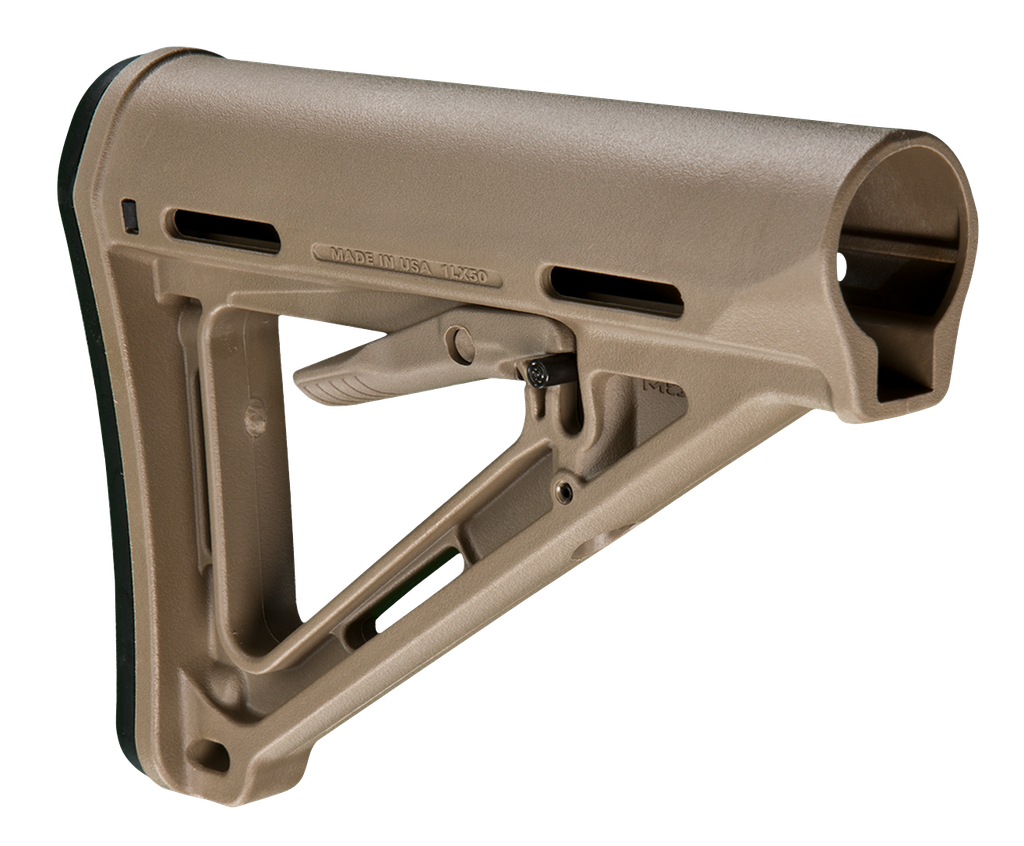 MAGPUL MAG400-FDE MOE CARBINE STOCK FDE SYNTHETIC FOR AR-15, M16, M4 WITH MIL-SPEC TUBE (TUBE NOT INCLUDED)