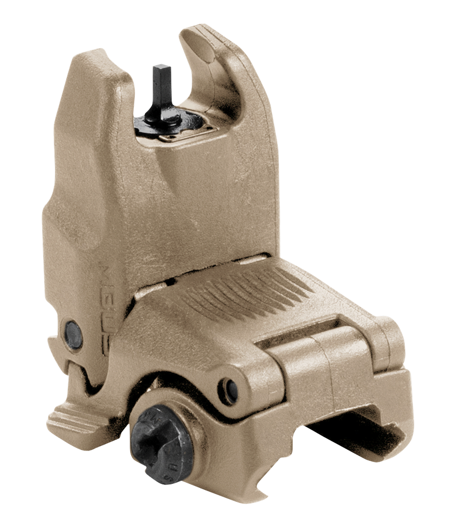MAGPUL MAG247-FDE MBUS SIGHT FRONT BLACK FOLDING FOR AR-15/M16