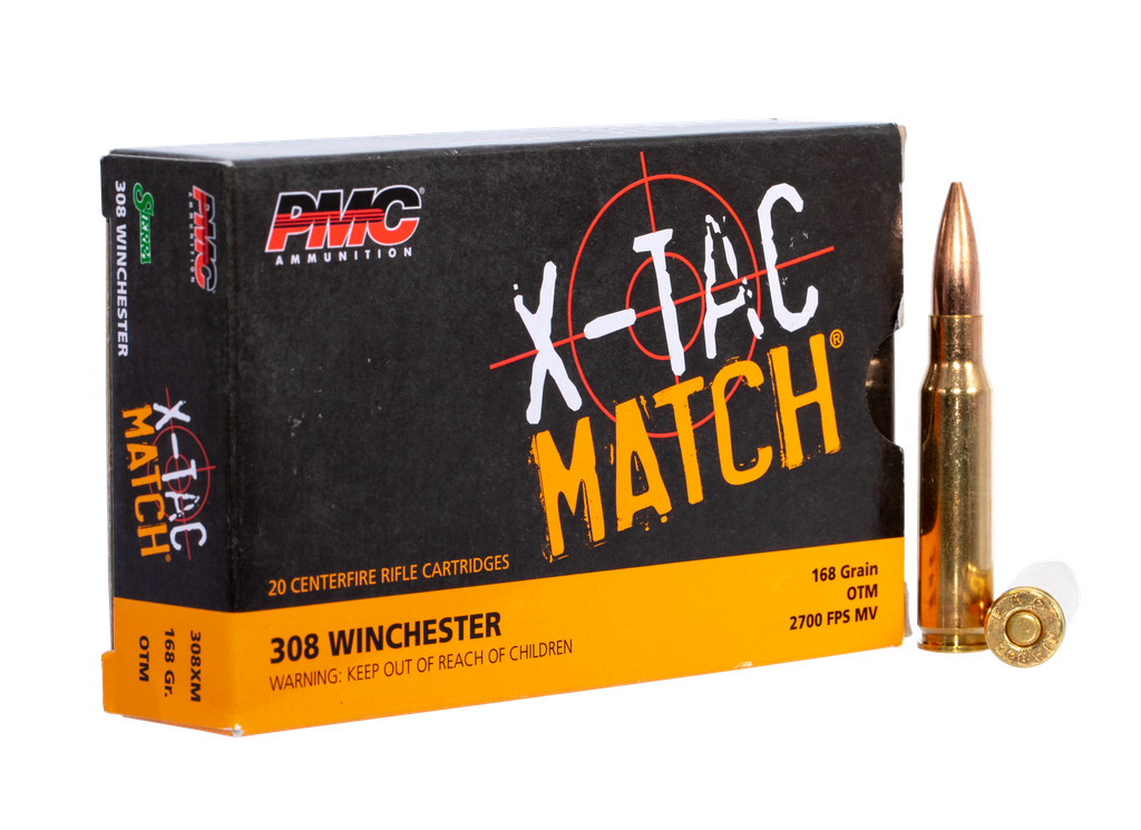 PMC 308XM 308 WIN 168 GRAIN OTM 20 RNDS