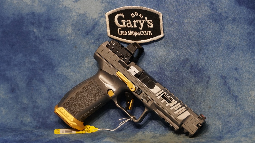 USED CANIK SFX RIVAL 9MM GRAY WITH RED DOT