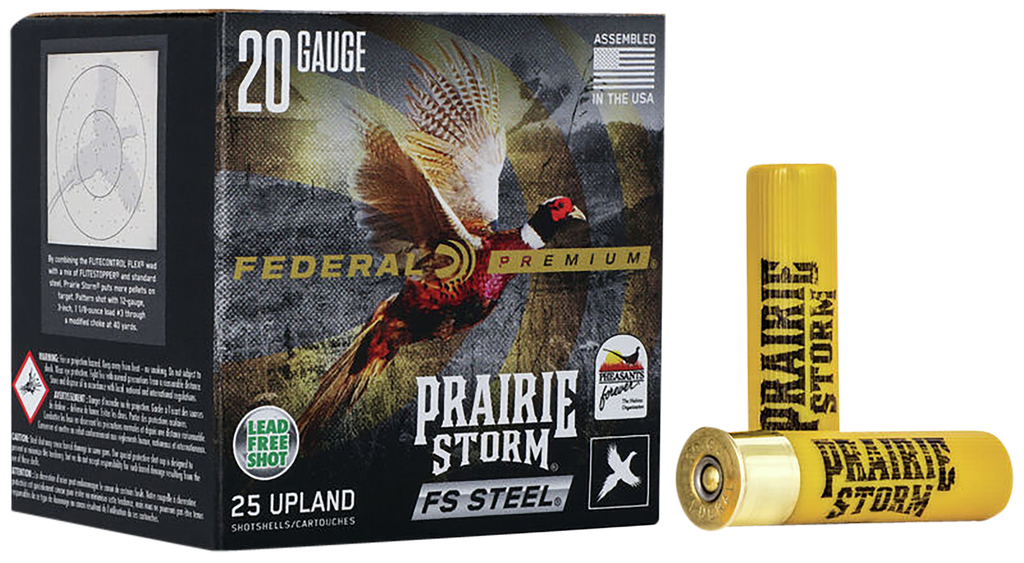 FEDERAL PFSX207FS4 FS STEEL 20 GA 3" 7/8 OZ #4 25 RNDS