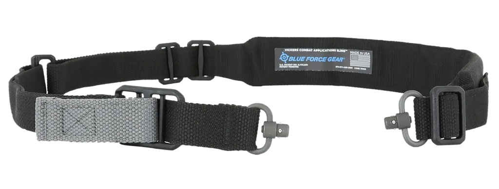 BLUE FORCE GEAR VCAS-PB-200-AA-BK VICKERS PAD PUSH BUTTON SLING BLACK