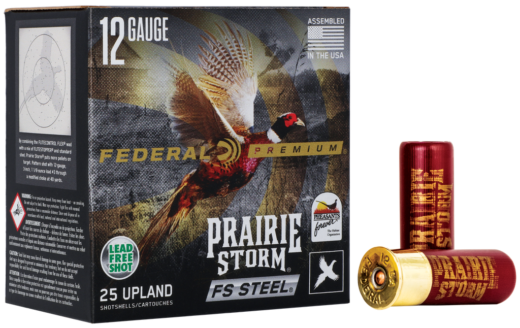 FEDERAL PFSX147FS4 FS STEEL 12 GA 2-3/4" 1-1/8OZ #4 25 RNDS