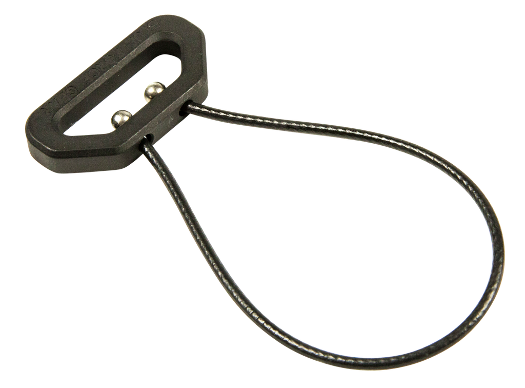 BLUE FORCE GEAR UWL325BK UNIVERSAL WIRE LOOP ANODIZED BLACK 6061-T6 ALUMINUM 3.25