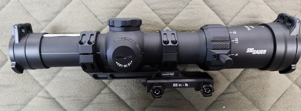 USED SIG SAUER TANGO-MSR 1-10X28 