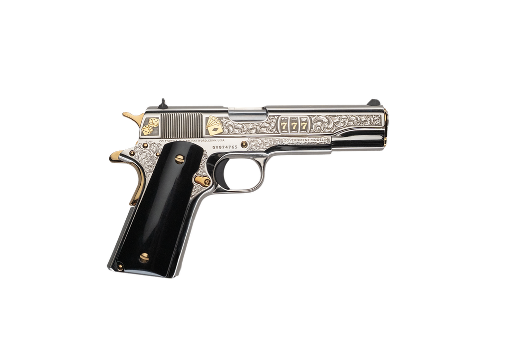 CUSTOM & COLLECTABLE CNCGAMBLER COLT 1911 GAMBLER 45 ACP 5" BBL 