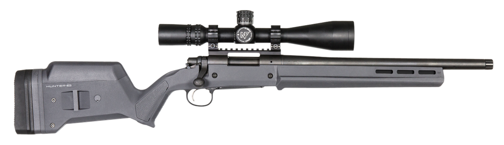 MAGPUL MAG495-GRY HUNTER 700 STOCK FIXED WITH ALUMINUM BEDDING & ADJUSTABLE COMB STEALTH GRAY SYNTHETIC FOR REMINGTON 700 SA