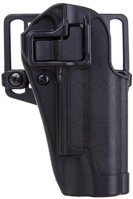 BLACKHAWK 410503BKR SERPA CQC OWB SIZE 03 MATTE BLACK POLYMER BELT LOOP/PADDLE FITS 1911 GOVERNMENT & CLONES RIGHT HAND