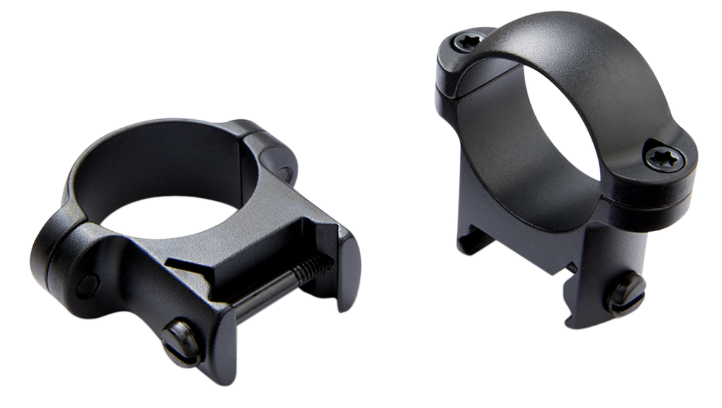 BURRIS 420081 ZEE RINGS BLACK GLOSS 1" MEDIUM