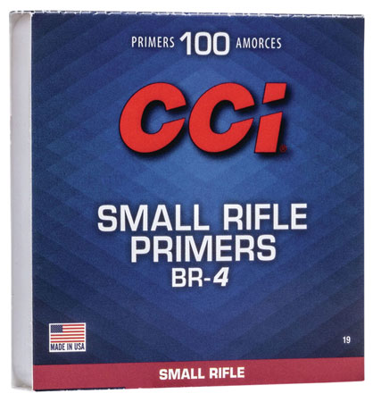 CCI BR-4 SMALL RIFLE BENCH REST PRIMER 100 CNT