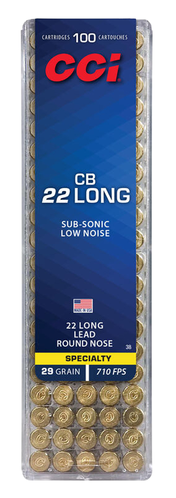CCI 0038 CB LONG 22 LONG 29 GRAIN SPECIALTY 100 RNDS
