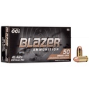 CCI 5230 BLAZER BRASS 45 ACP 230 GRAIN FMJ 50 RNDS