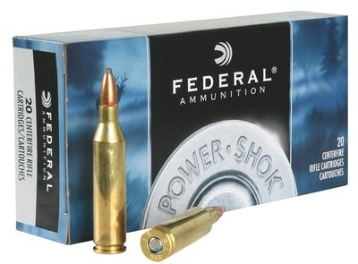 FEDERAL 243AS 243 WIN POWER-SHOK 80 GRAIN SFT 20 RNDS