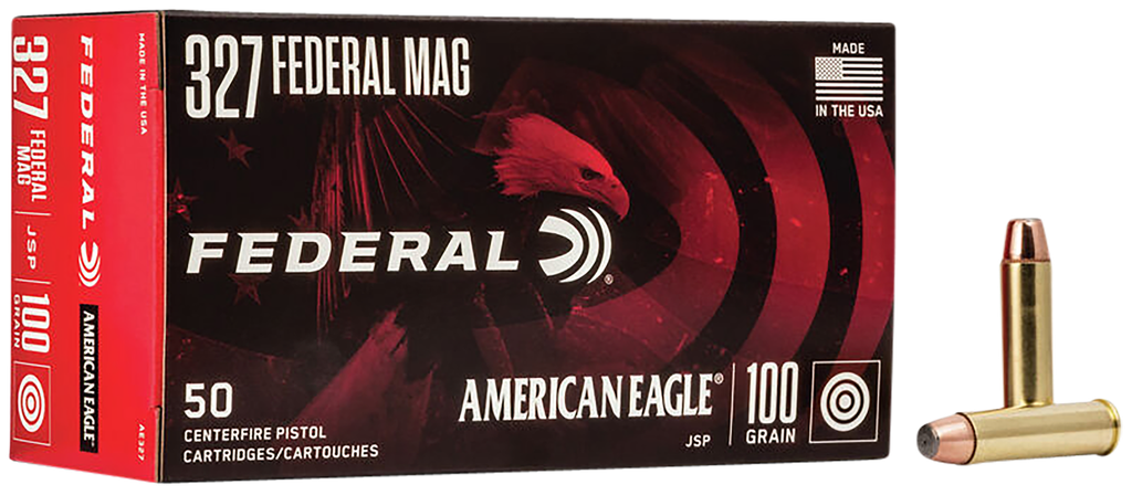 FEDERAL AE327 AMERICAN EAGLE 327 FEDERAL 100 GRAIN SP 50 RNDS