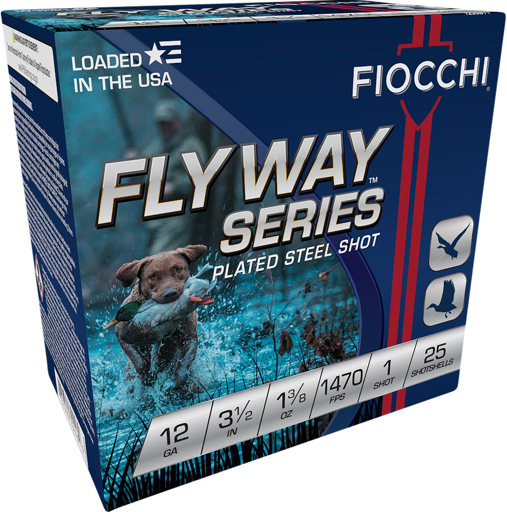 FIOCCHI 1235ST1 FLYWAY 12 GAUGE 3-1/2" 1 3/8OZ 1 SHOT 25  RNDS
