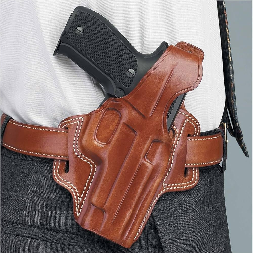 GALCO FL218 FLETCH HIGH RIDE FOR 3.5" 1911 RIGHT HAND TAN 