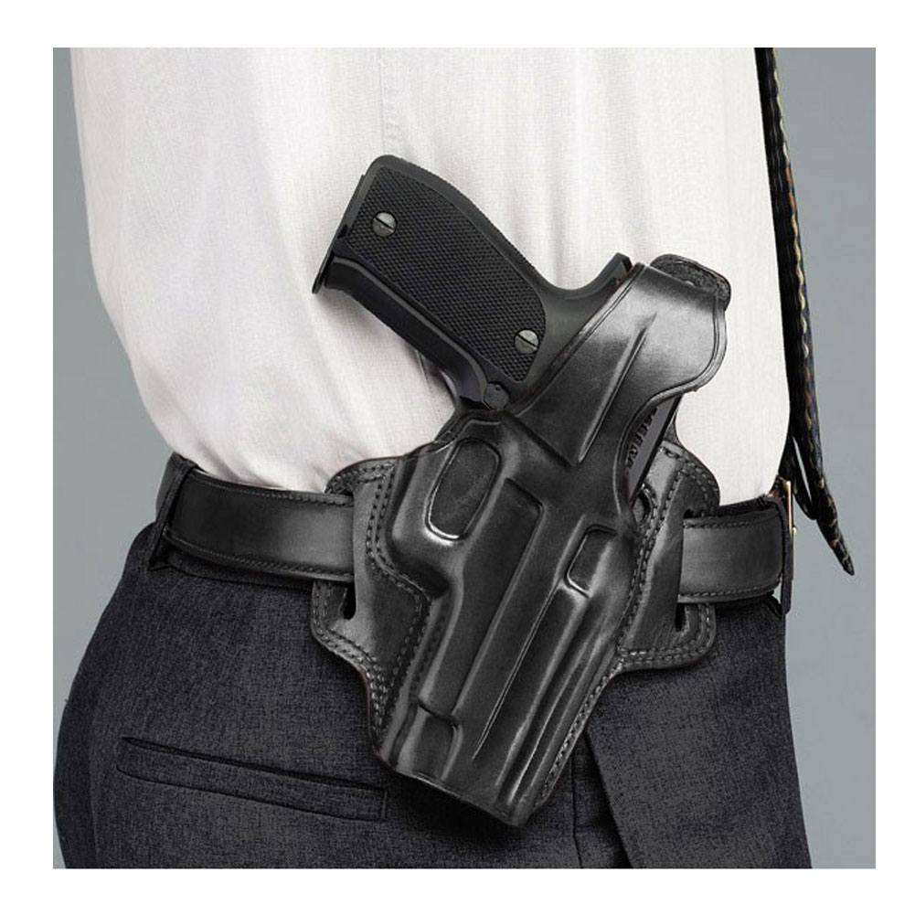 GALCO FL218B 1911 31/2  FLETCH HIGH RISE HOLSTER RH BLK 