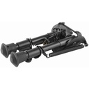 HARRIS BIPODS BR1A2 NON-SWIVEL BR BIPOD BLACK 6-9" STEEL/ALUMINUM