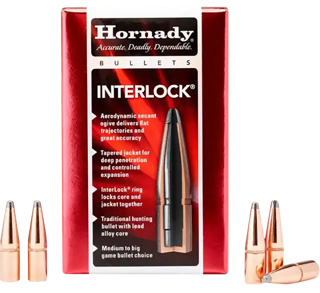 HORNADY 2735 INTERLOCK 270 CAL .277 140 GRAIN BOAT TAIL SPIRE POINT 100 CNT