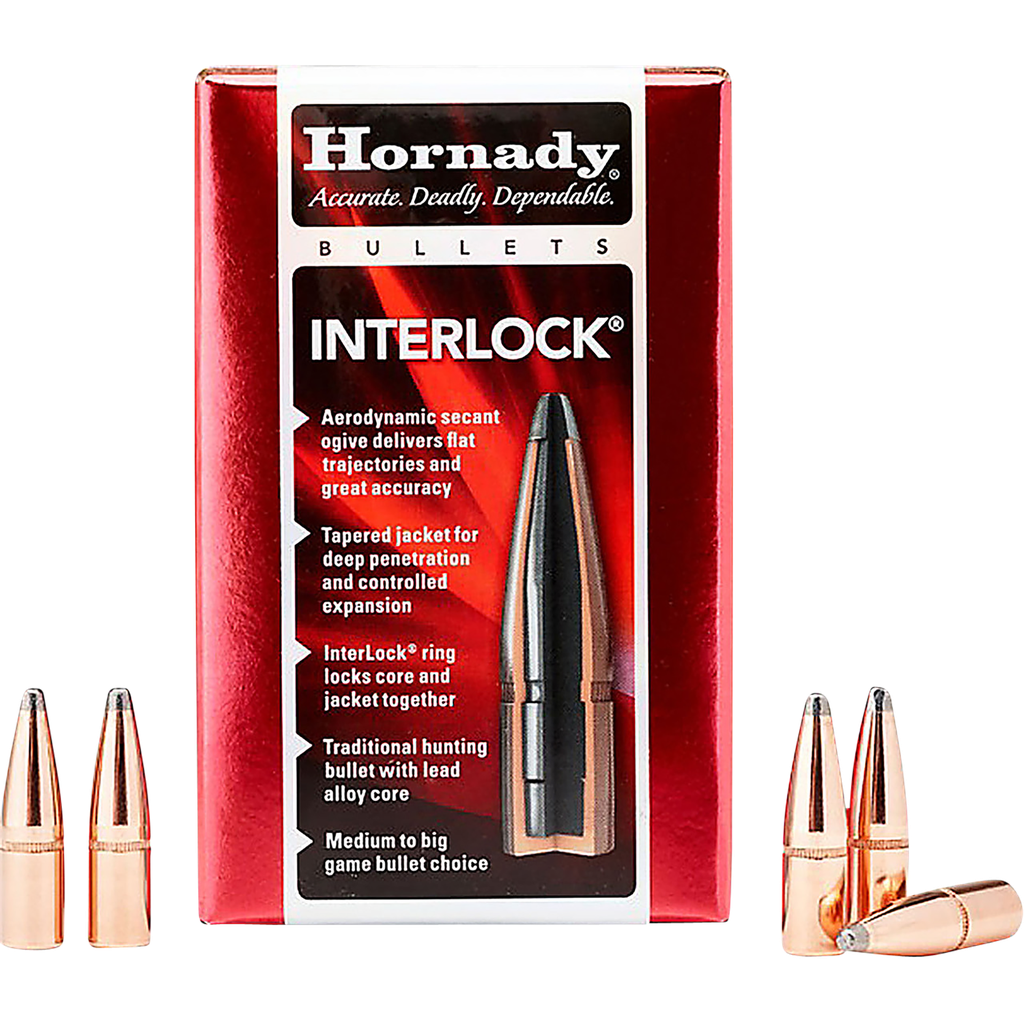 HORNADY INTERLOCK, HORN 2740   BULL .277 150 SP                100