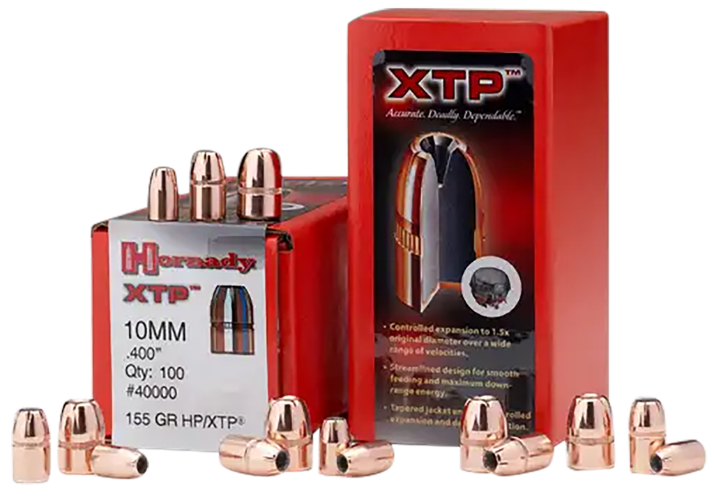 HORNADY 44050 XTP 44 CAL .430 180 GRAIN HOLLOW POINT 100 CNT