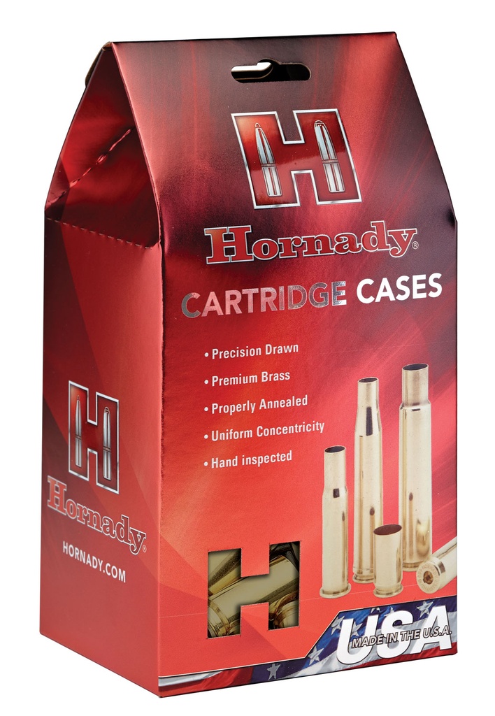 HORNADY 8611 UNPRIMED CASES CARTRIDGE 17 HORNET RIFLE BRASS