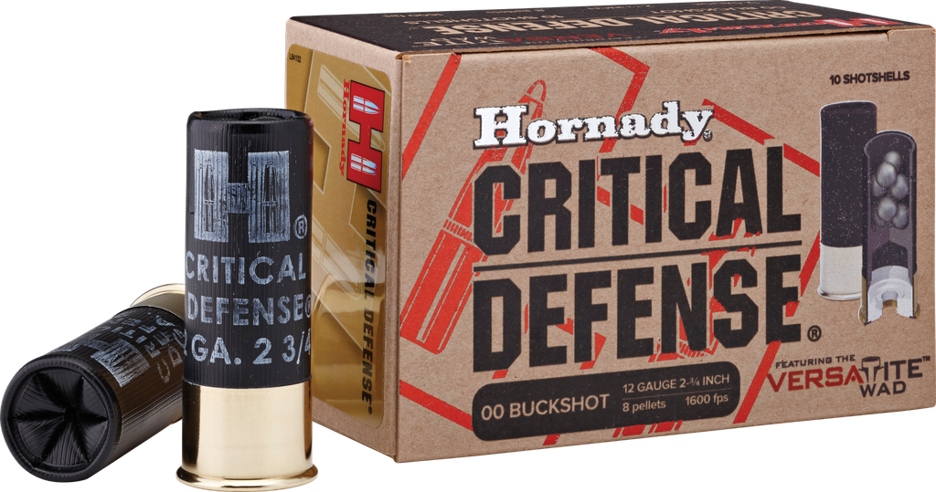 HORNADY 86240 CRITICAL DEFENSE 12 GA 00 BUCK 10 RNDS