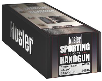 NOSLER 44841 SPORTING HANDGUN 38 CALIBER  158 GRAIN HOLLOW POINT 250 CNT
