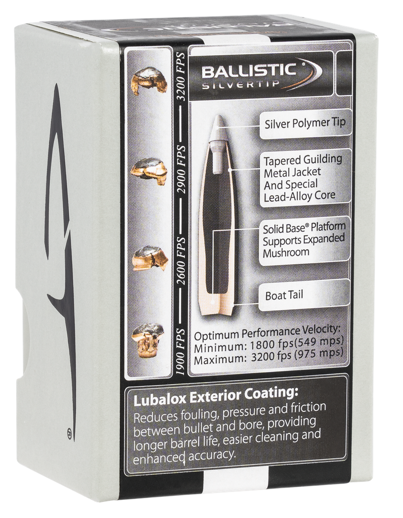 NOSLER 51040 BALLISTIC SILVERTIP 6MM 95 GRAIN SPITZER POINT 50 CNT 