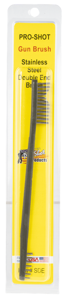 PRO-SHOT GUN BRUSH, PROSHOT SDE      GUN BRUSH DUAL STAINLESS