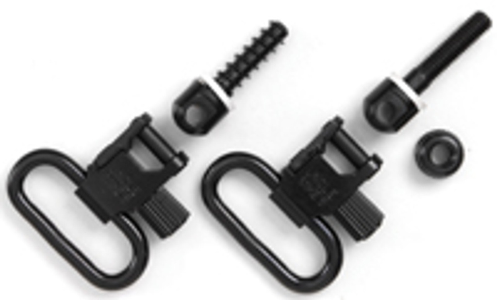 UNCLE MIKES 1" GUN SLING SWIVEL & STUD 2 PACK 1001-2