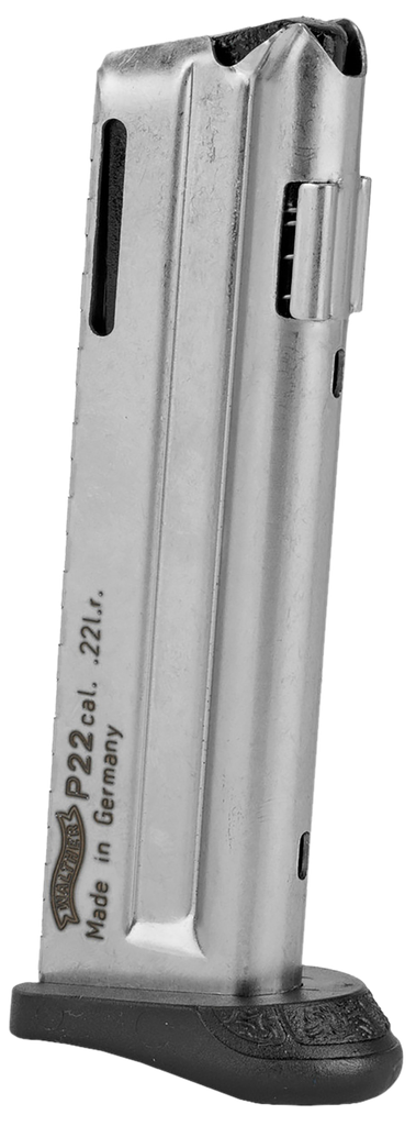 WALTHER ARMS 512604 P22 10 ROUND 22 LR MAGAZINE WITH FINGER REST