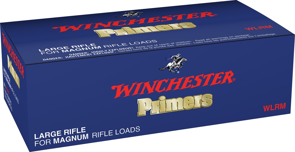 WINCHESTER WLRM LARGE RIFLE MAG PRIMERS 100 CNT