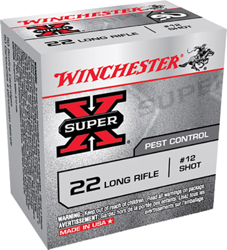 WINCHESTER X22LRS SUPER-X 22 LR #12 SHOT 50 RNDS