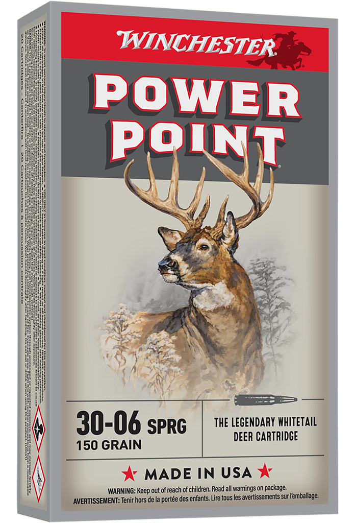 WINCHESTER X30061 SUPER-X 30-06 SPRG 150 GRAIN POWER-POINT 20 RNDS